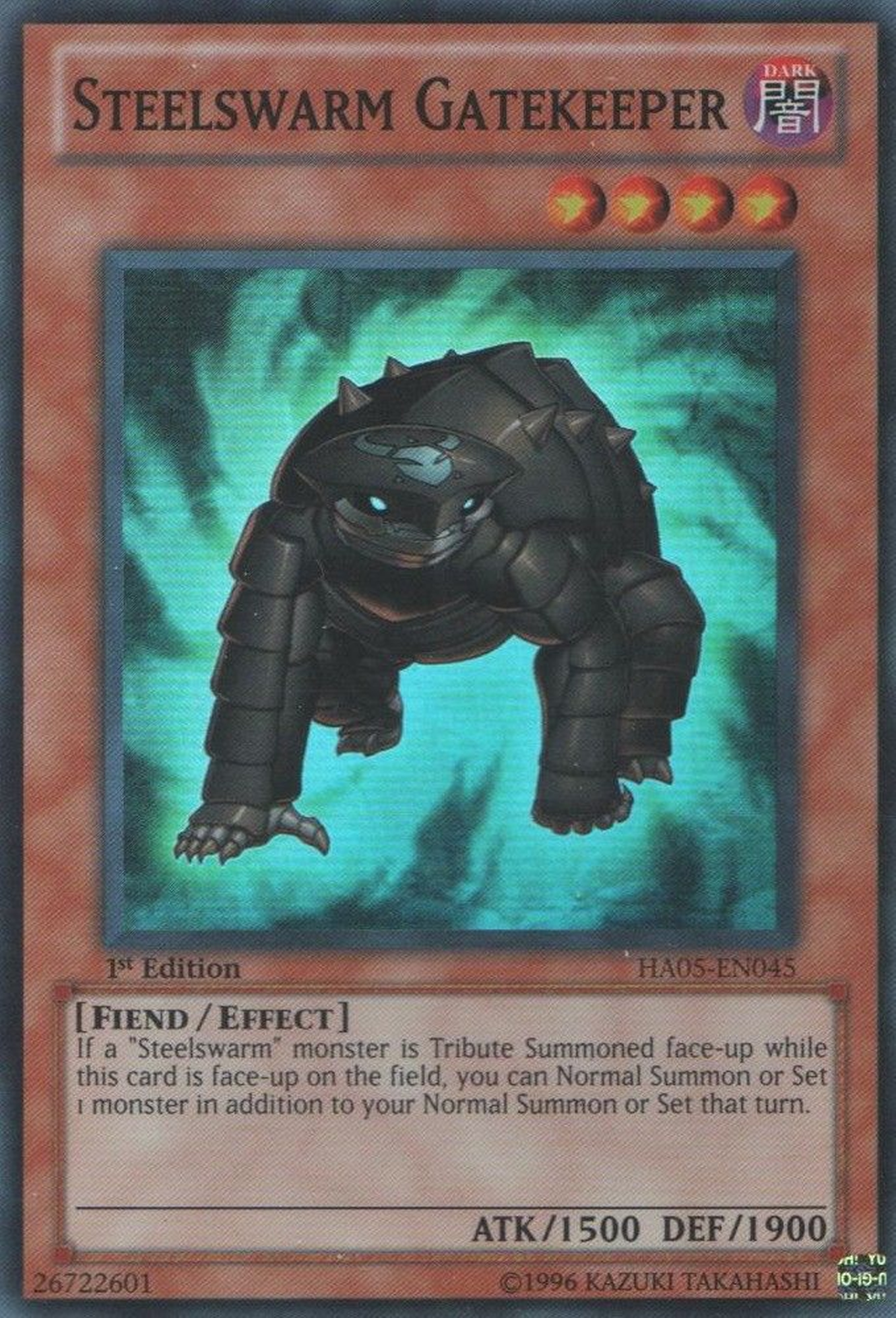 Steelswarm Gatekeeper [HA05-EN045] Super Rare | Galactic Gamez