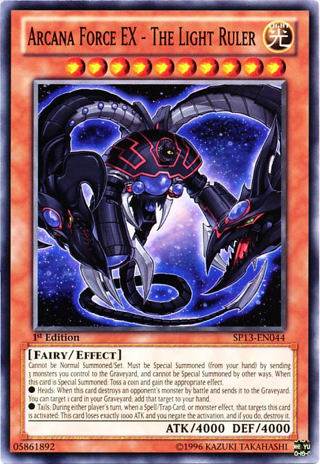 Arcana Force EX - The Light Ruler [SP13-EN044] Common | Galactic Gamez