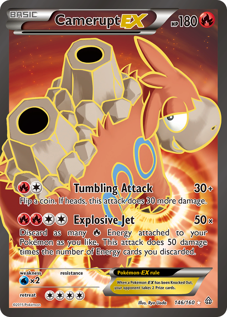 Camerupt EX (146/160) [XY: Primal Clash] | Galactic Gamez