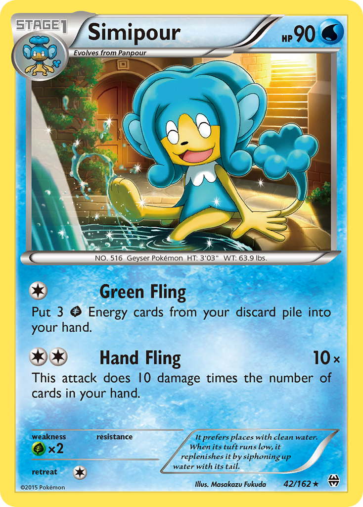 Simipour (42/162) [XY: BREAKthrough] | Galactic Gamez