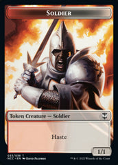 Soldier (33) // Devil Double-sided Token [Streets of New Capenna Commander Tokens] | Galactic Gamez