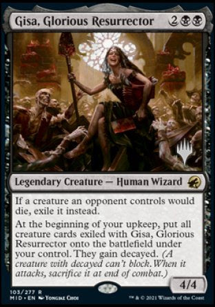 Gisa, Glorious Resurrector (Promo Pack) [Innistrad: Midnight Hunt Promos] | Galactic Gamez