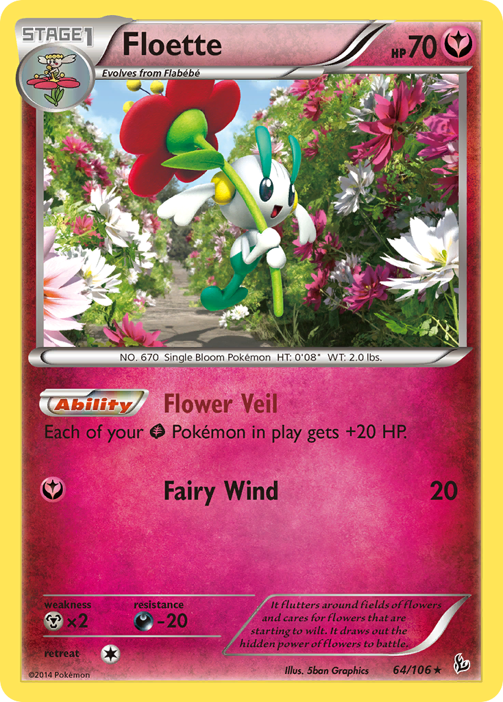 Floette (64/106) [XY: Flashfire] | Galactic Gamez