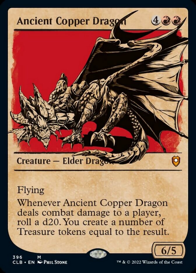 Ancient Copper Dragon (Showcase) [Commander Legends: Battle for Baldur's Gate] | Galactic Gamez