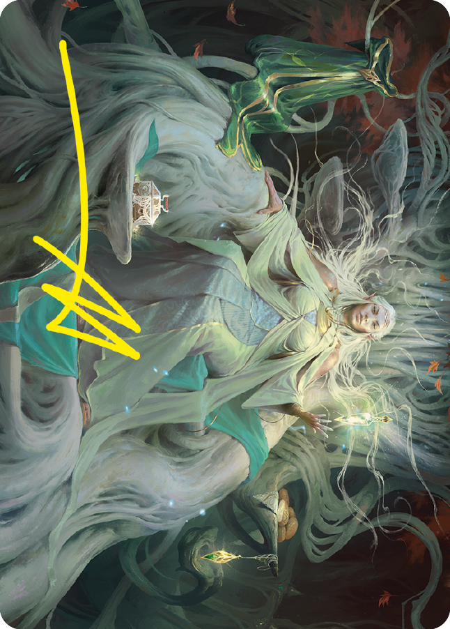 Galadriel, Gift-Giver Art Card (Gold-Stamped Signature) [The Lord of the Rings: Tales of Middle-earth Art Series] | Galactic Gamez