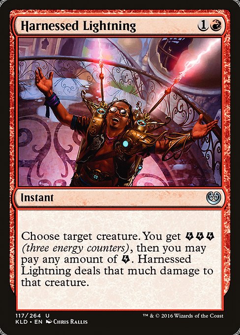 Harnessed Lightning [Kaladesh] | Galactic Gamez