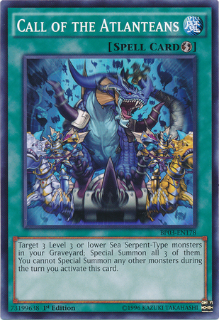 Call of the Atlanteans [BP03-EN178] Common | Galactic Gamez