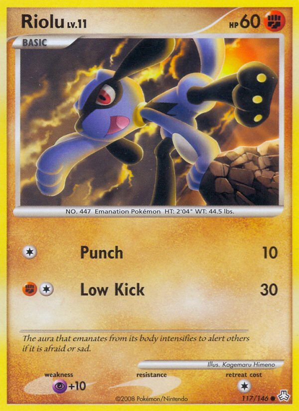 Riolu (117/146) [Diamond & Pearl: Legends Awakened] | Galactic Gamez