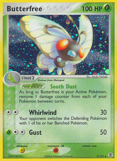 Butterfree (2/112) [EX: FireRed & LeafGreen] | Galactic Gamez