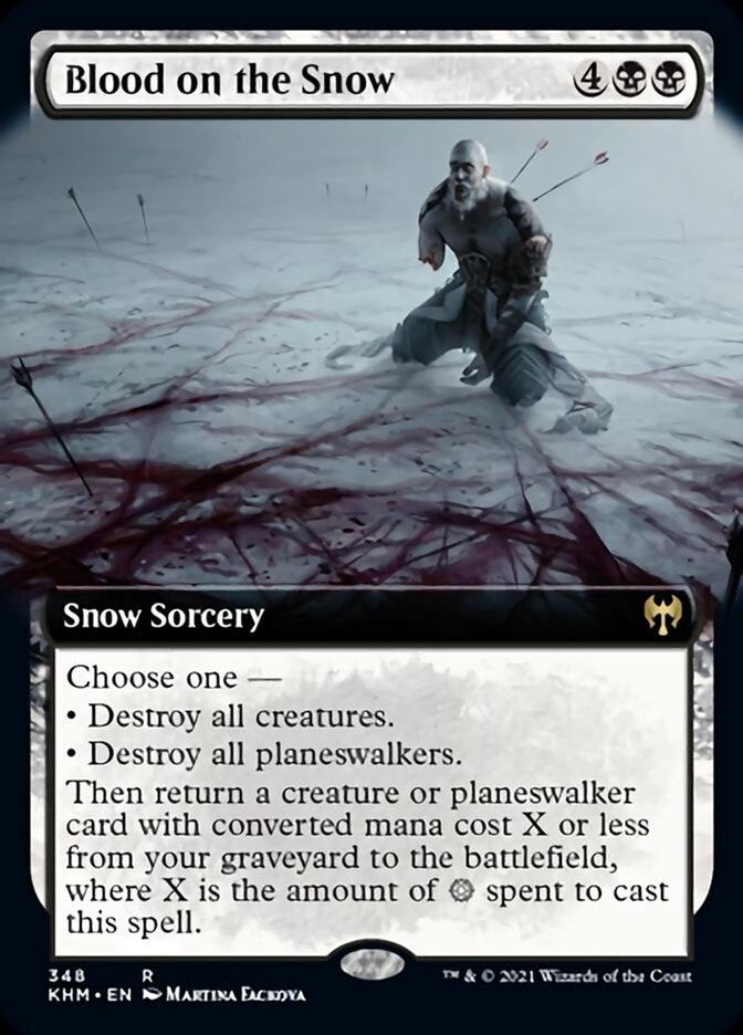 Blood on the Snow (Extended Art) [Kaldheim] | Galactic Gamez