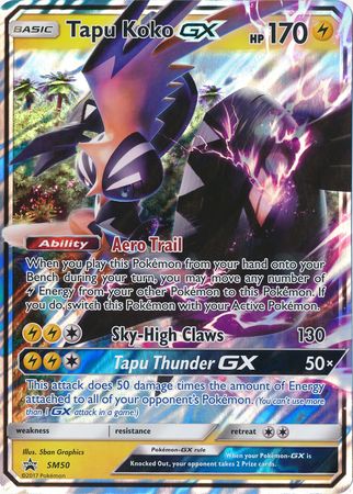 Tapu Koko GX (SM50) (Jumbo Card) [Sun & Moon: Black Star Promos] | Galactic Gamez