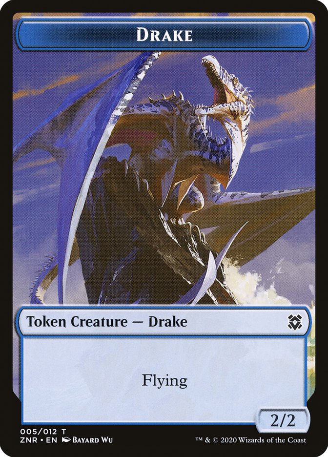 Drake Token [Zendikar Rising] | Galactic Gamez