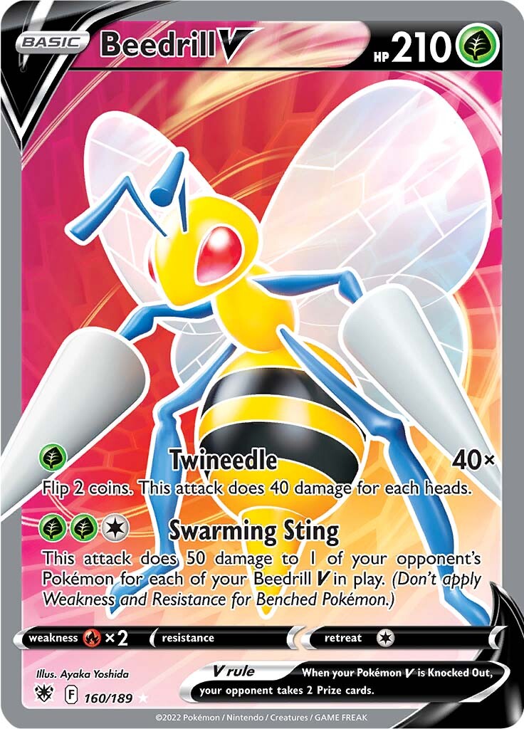 Beedrill V (160/189) [Sword & Shield: Astral Radiance] | Galactic Gamez