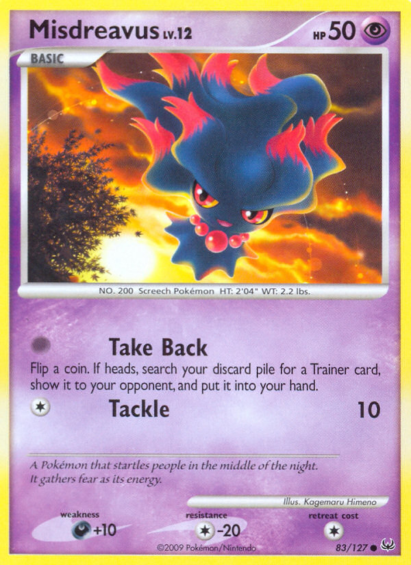 Misdreavus (83/127) [Platinum: Base Set] | Galactic Gamez