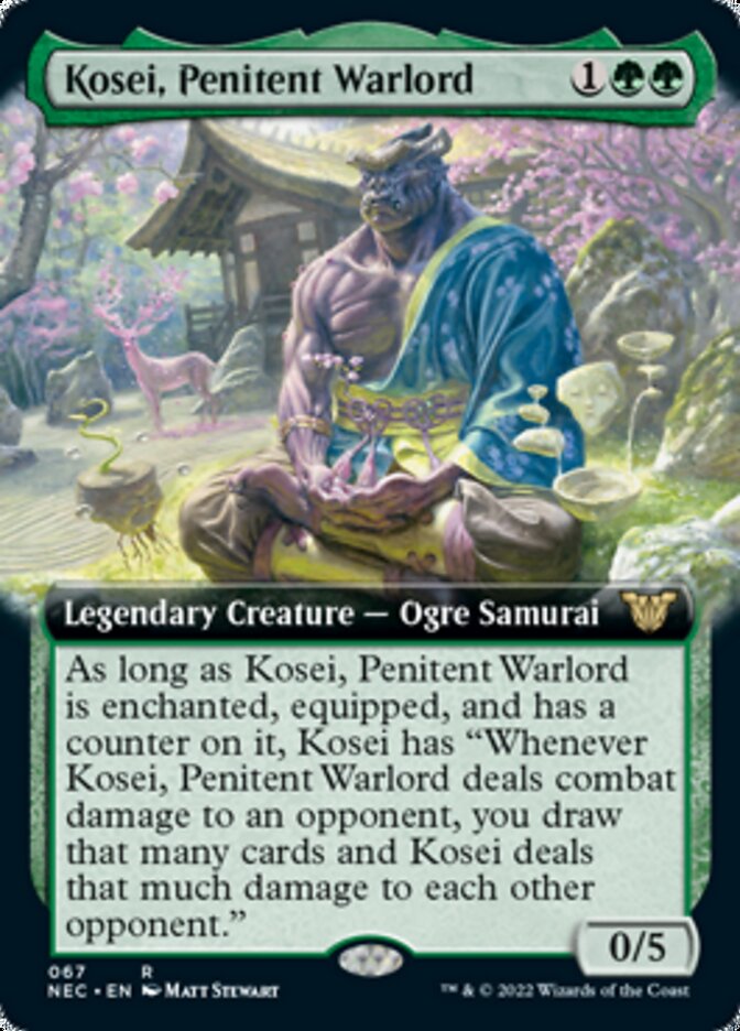 Kosei, Penitent Warlord (Extended) [Kamigawa: Neon Dynasty Commander] | Galactic Gamez