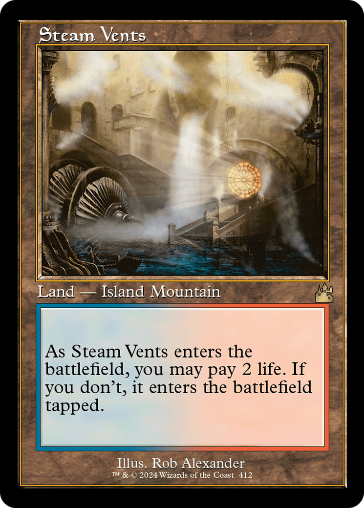 Steam Vents (Retro) [Ravnica Remastered] | Galactic Gamez