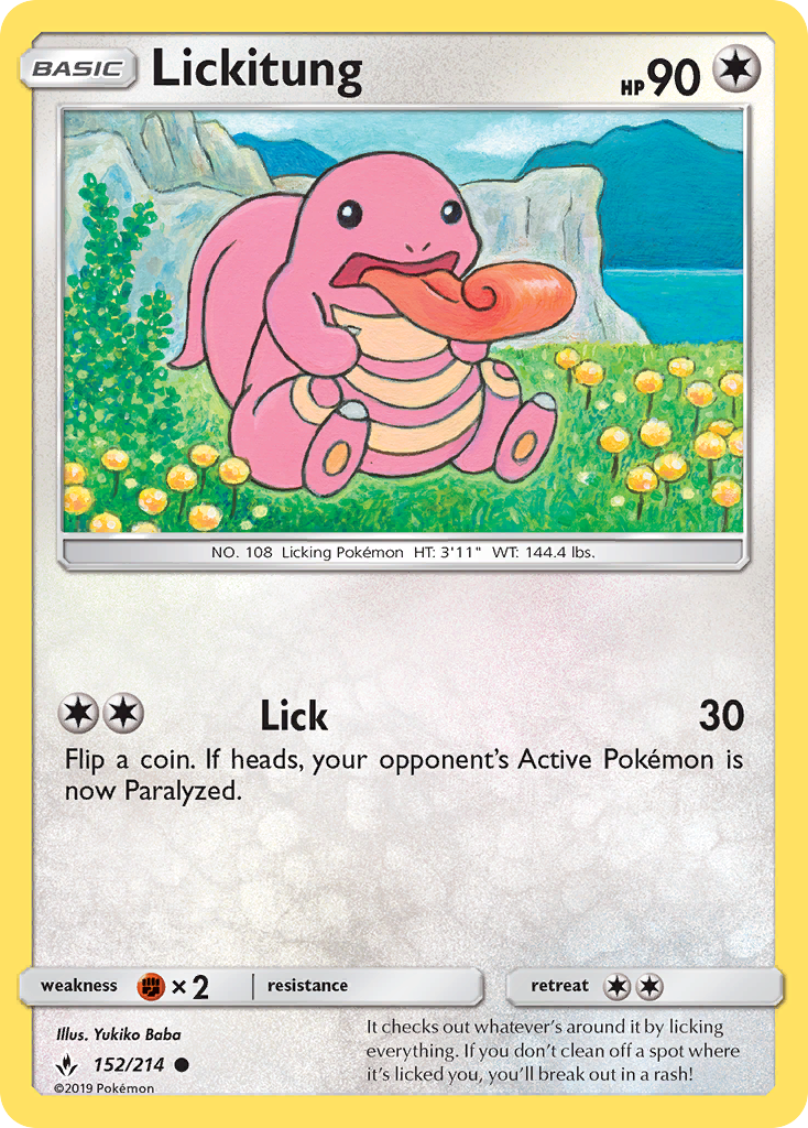 Lickitung (152/214) [Sun & Moon: Unbroken Bonds] | Galactic Gamez