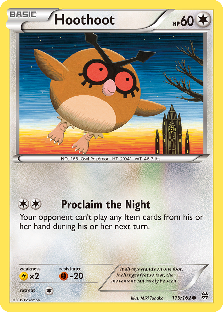 Hoothoot (119/162) [XY: BREAKthrough] | Galactic Gamez