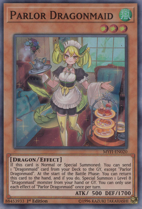 Parlor Dragonmaid [MYFI-EN020] Super Rare | Galactic Gamez