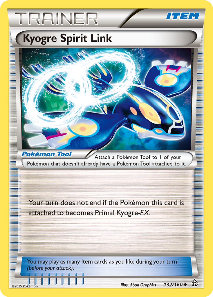 Kyogre Spirit Link (132/160) [XY: Primal Clash] | Galactic Gamez