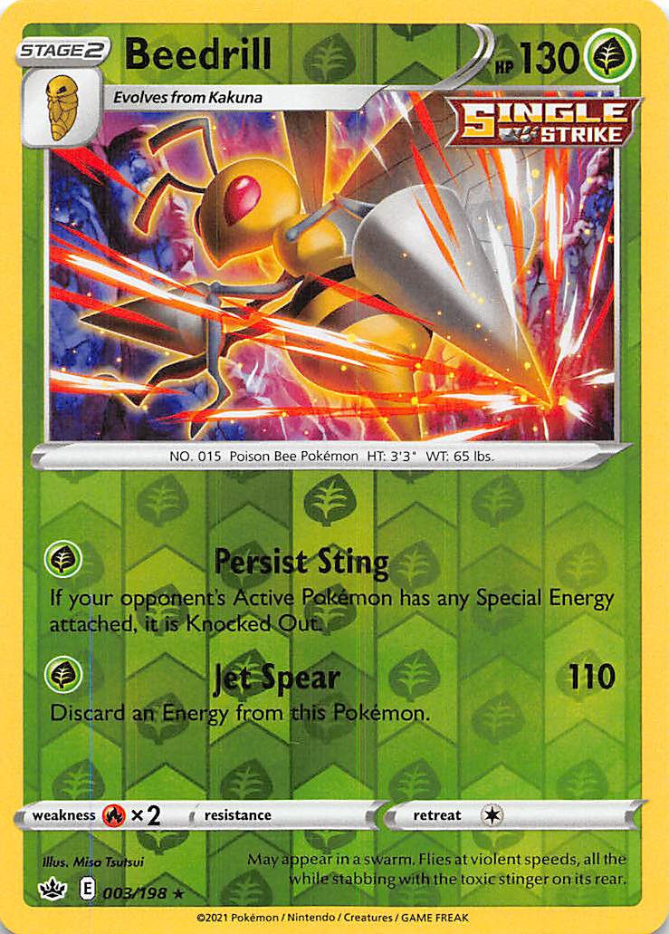 Beedrill (003/198) [Sword & Shield: Chilling Reign] | Galactic Gamez