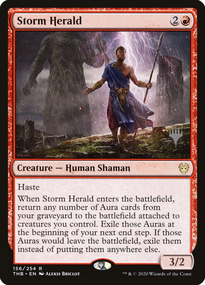 Storm Herald (Promo Pack) [Theros Beyond Death Promos] | Galactic Gamez