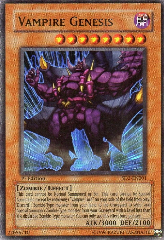 Vampire Genesis [SD2-EN001] Ultra Rare | Galactic Gamez