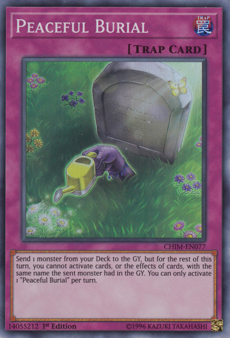 Peaceful Burial [CHIM-EN077] Super Rare | Galactic Gamez