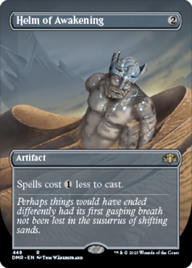 Helm of Awakening (Borderless Alternate Art) [Dominaria Remastered] | Galactic Gamez