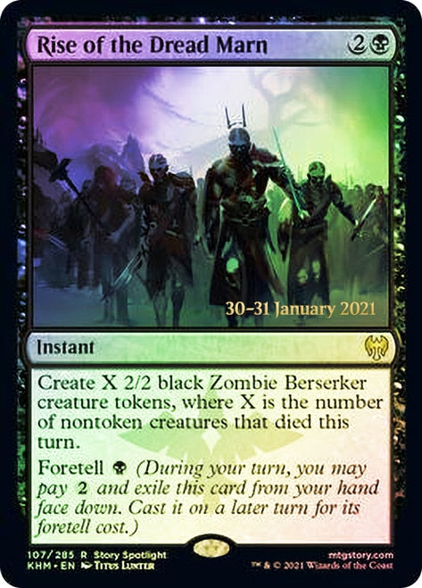 Rise of the Dread Marn  [Kaldheim Prerelease Promos] | Galactic Gamez