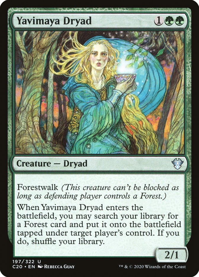 Yavimaya Dryad [Commander 2020] | Galactic Gamez