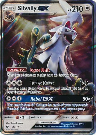 Silvally GX (90/111) (Jumbo Card) [Sun & Moon: Crimson Invasion] | Galactic Gamez