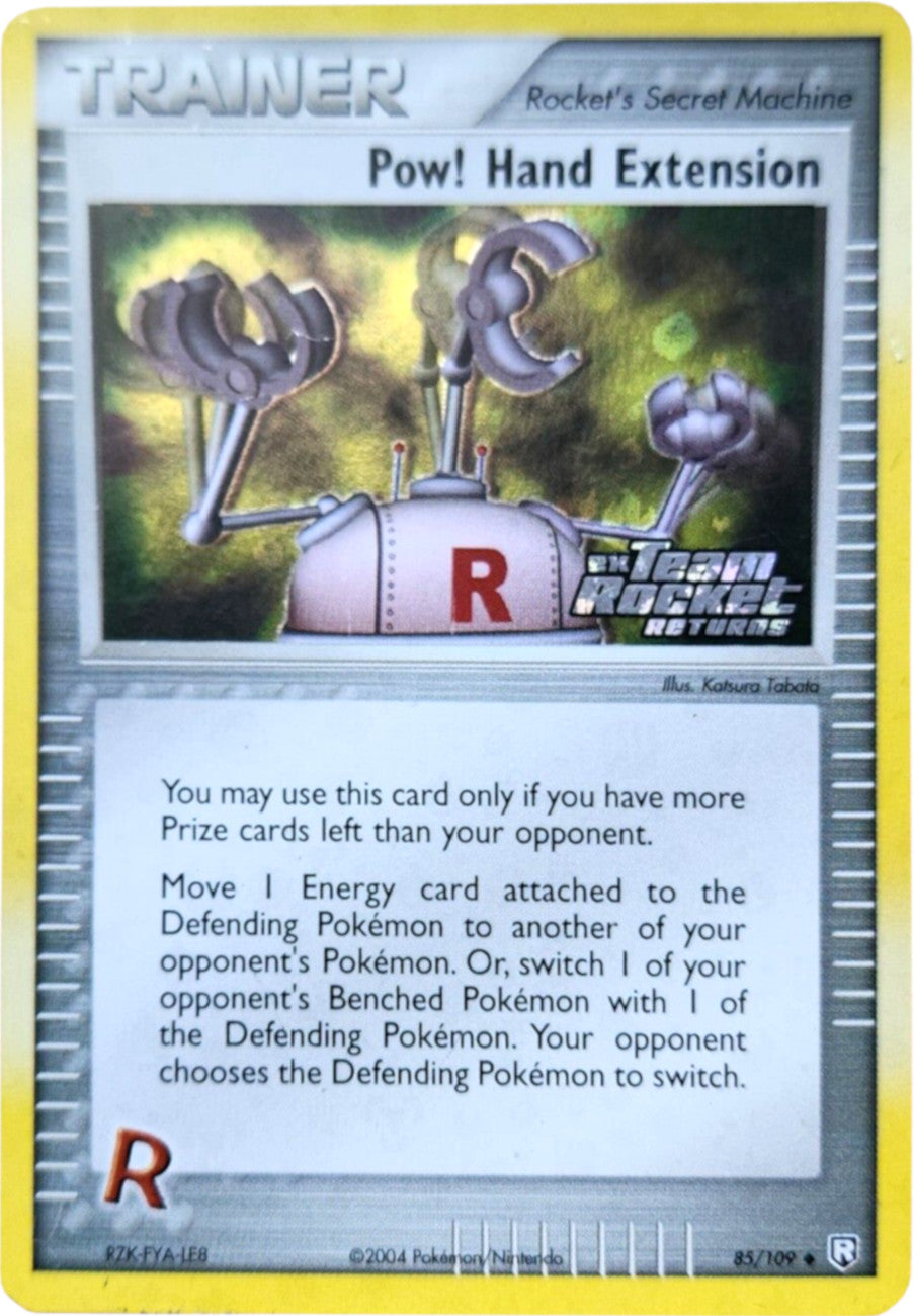 Pow! Hand Extension (85/109) (Stamped) [EX: Team Rocket Returns] | Galactic Gamez