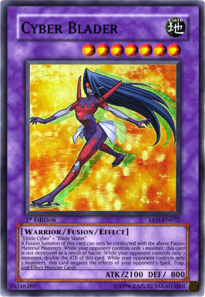 Cyber Blader [EEN-EN032] Super Rare | Galactic Gamez
