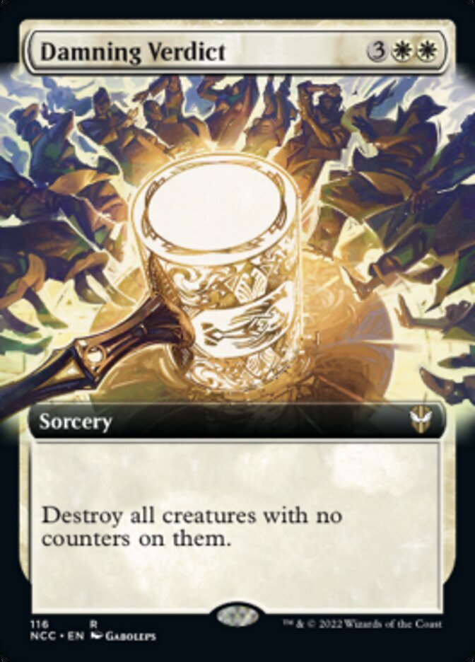 Damning Verdict (Extended Art) [Streets of New Capenna Commander] | Galactic Gamez