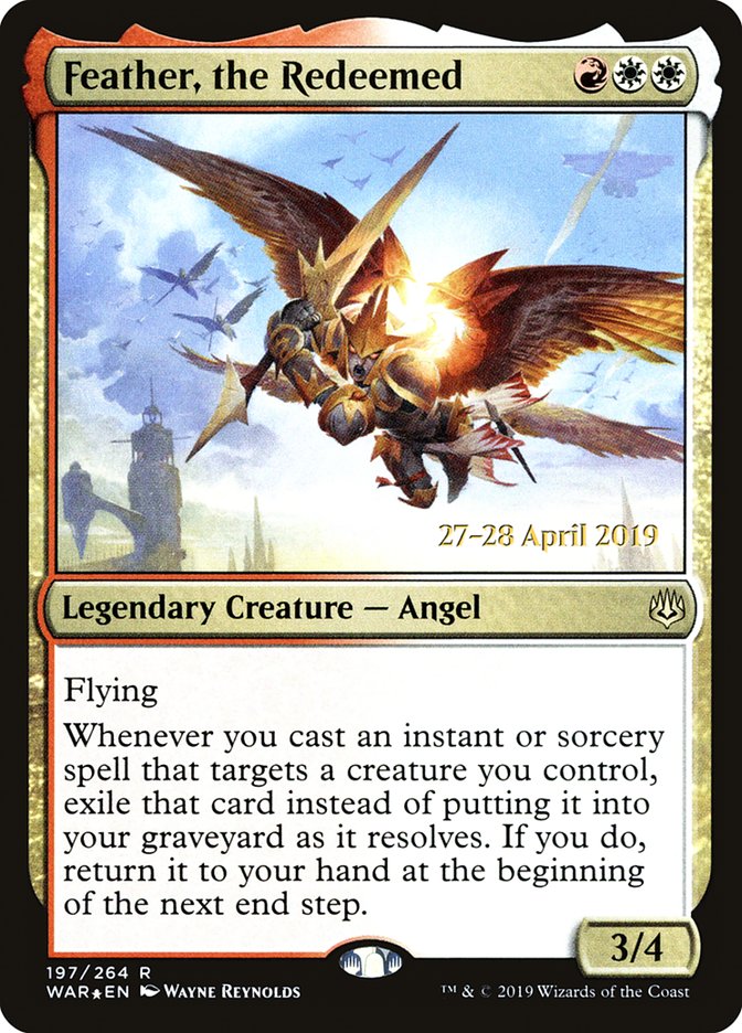 Feather, the Redeemed  [War of the Spark Prerelease Promos] | Galactic Gamez