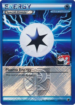 Plasma Energy (106/116) (Play Pokemon Promo) [Black & White: Plasma Freeze] | Galactic Gamez