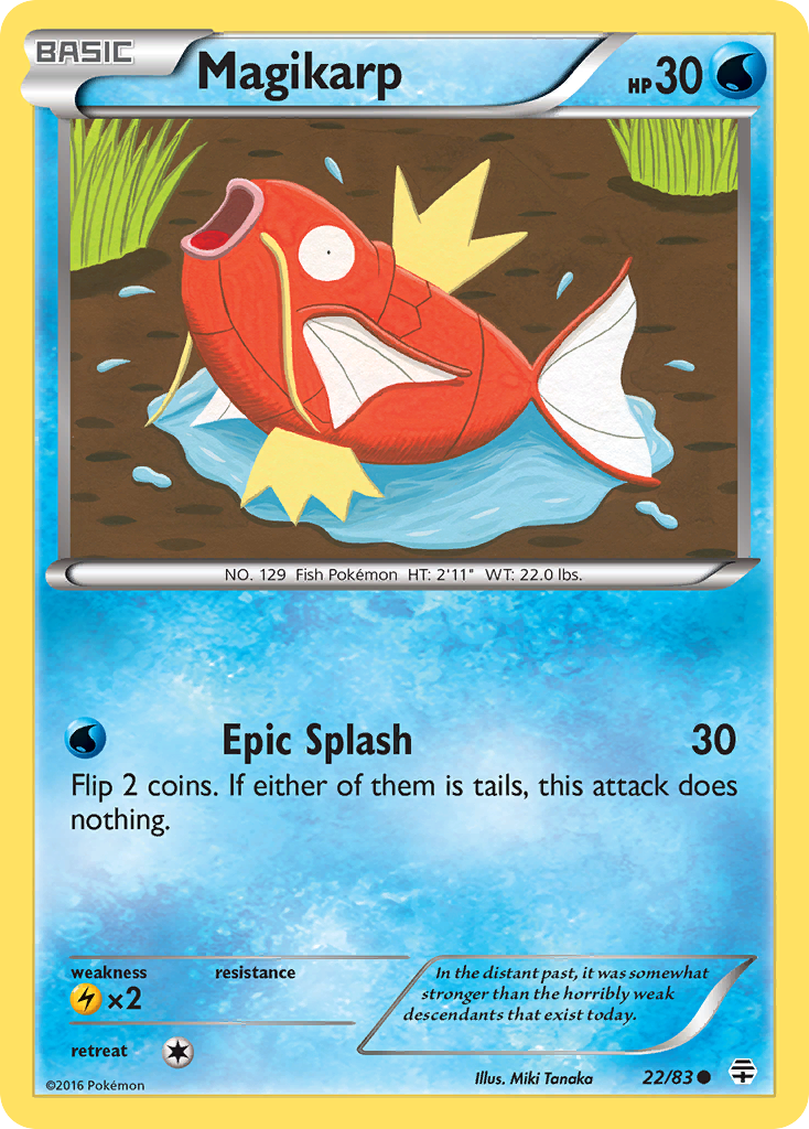 Magikarp (22/83) [XY: Generations] | Galactic Gamez