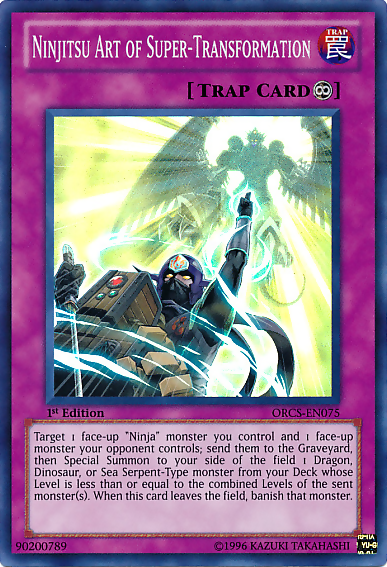 Ninjitsu Art of Super-Transformation [ORCS-EN075] Super Rare | Galactic Gamez