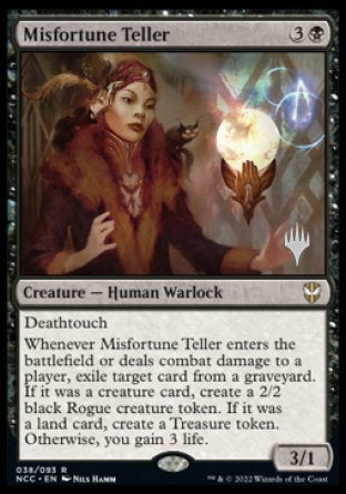 Misfortune Teller (Promo Pack) [Streets of New Capenna Commander Promos] | Galactic Gamez