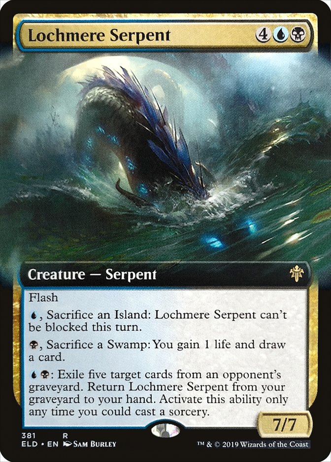 Lochmere Serpent (Extended Art) [Throne of Eldraine] | Galactic Gamez