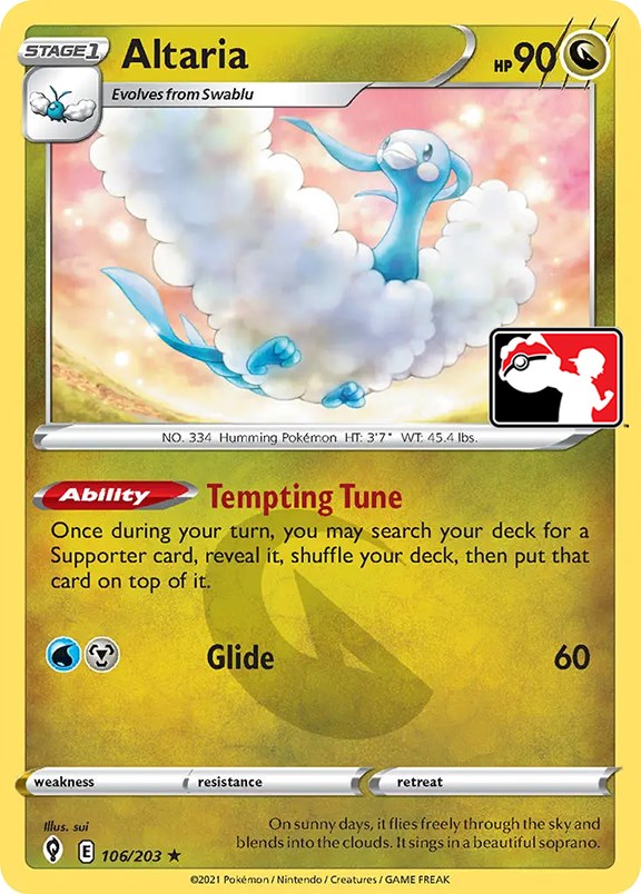 Altaria (106/203) [Prize Pack Series One] | Galactic Gamez