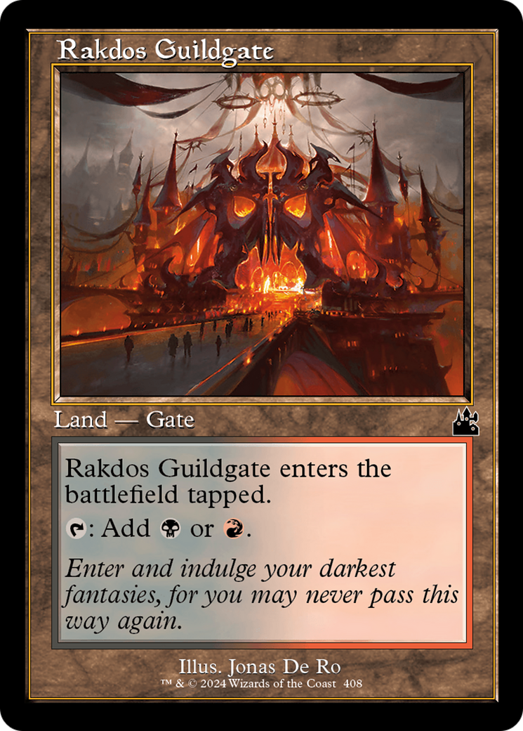 Rakdos Guildgate (Retro Frame) [Ravnica Remastered] | Galactic Gamez