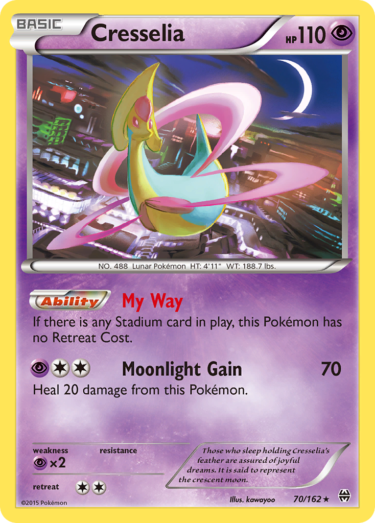 Cresselia (70/162) [XY: BREAKthrough] | Galactic Gamez