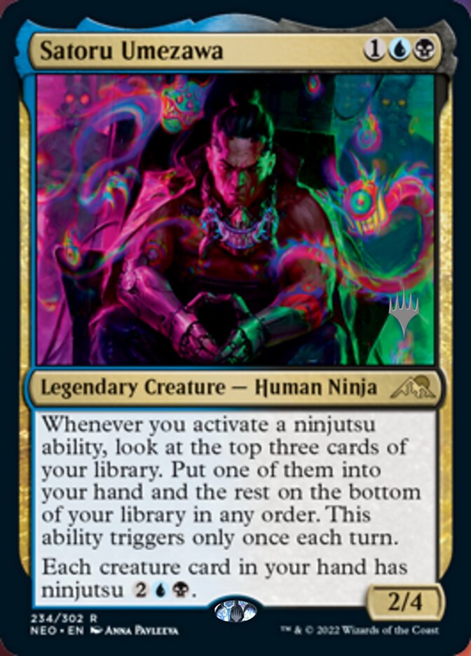 Satoru Umezawa (Promo Pack) [Kamigawa: Neon Dynasty Promos] | Galactic Gamez