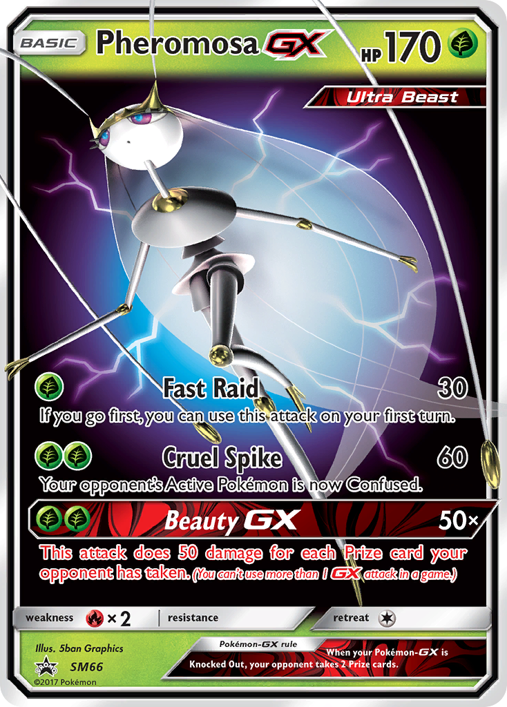 Pheromosa GX (SM66) [Sun & Moon: Black Star Promos] | Galactic Gamez