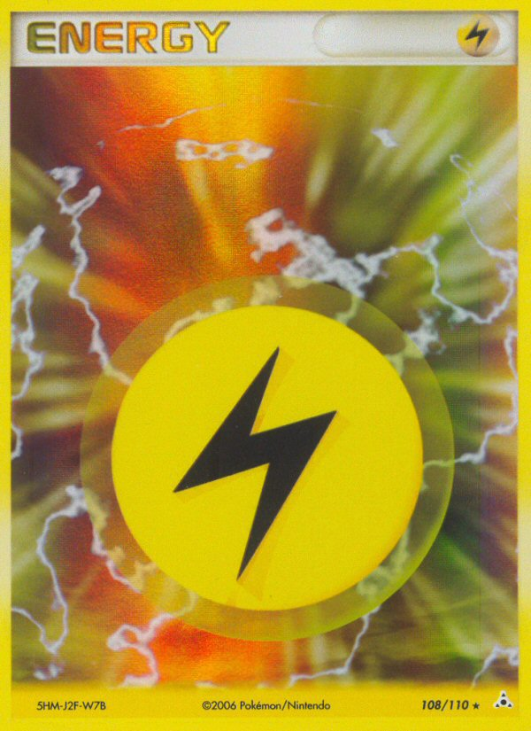 Lightning Energy (108/110) [EX: Holon Phantoms] | Galactic Gamez