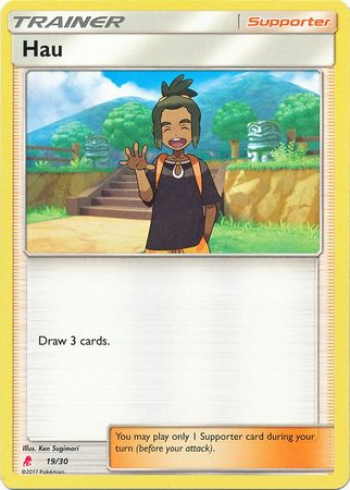 Hau (19/30) [Sun & Moon: Trainer Kit - Lycanroc] | Galactic Gamez