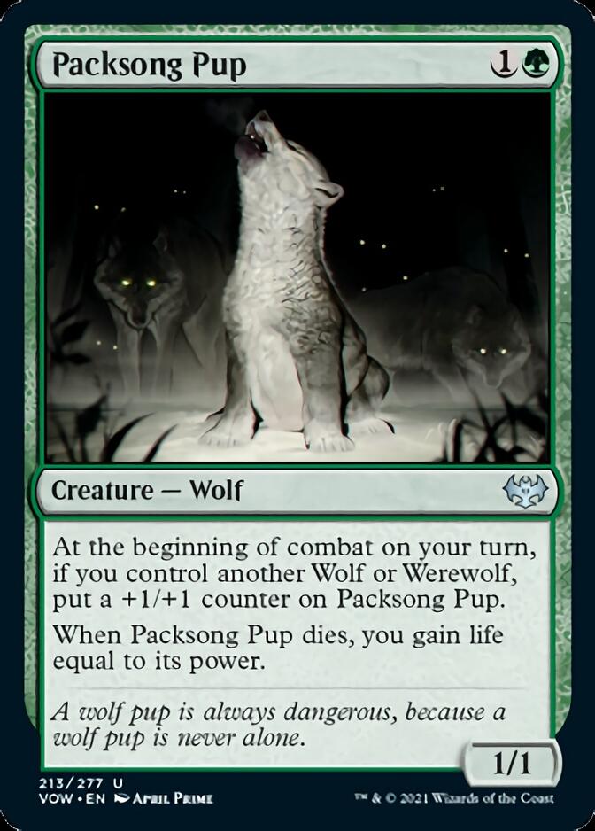 Packsong Pup [Innistrad: Crimson Vow] | Galactic Gamez