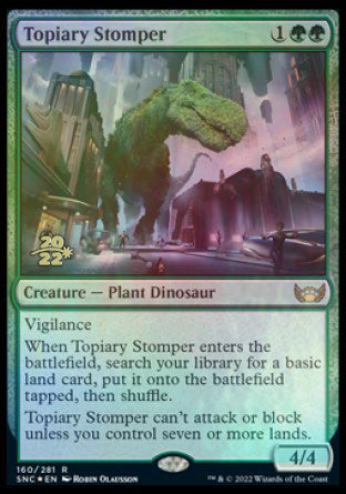 Topiary Stomper [Streets of New Capenna Prerelease Promos] | Galactic Gamez